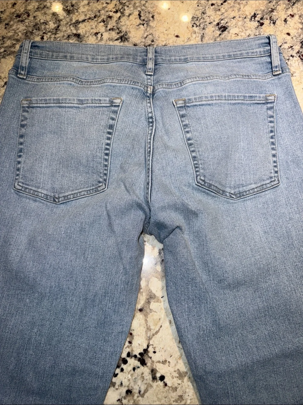 Frame Light Blue Slim Straight Jeans - Picture 7 of 11